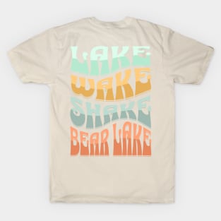 Bear Lake Utah Lake Wake Shake Bear Lake Idaho T-Shirt